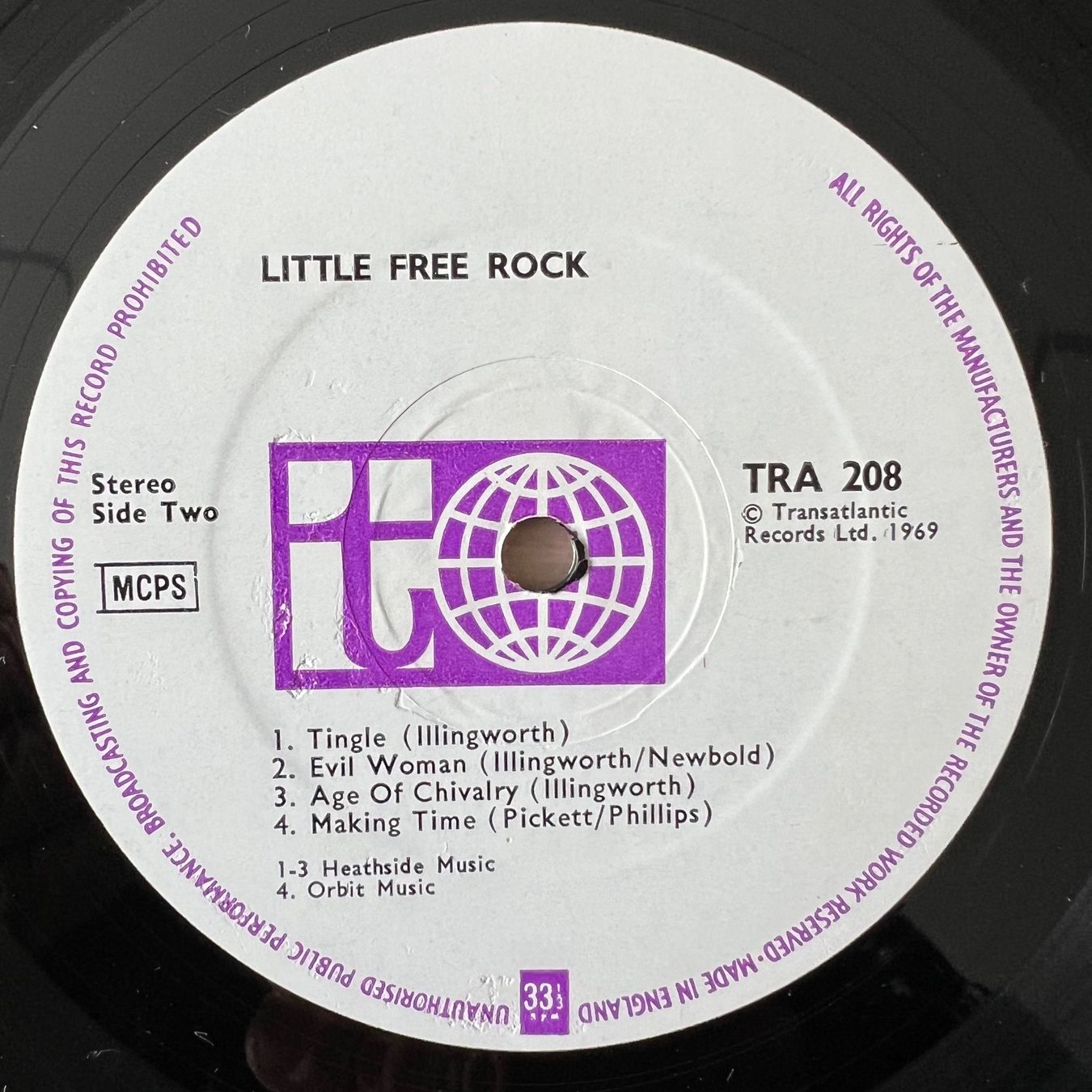 Dischi in vinile: Little Free Rock - Same / 1. UK-Press. 1969 – Usato da Gais venduto da soundcave57 3