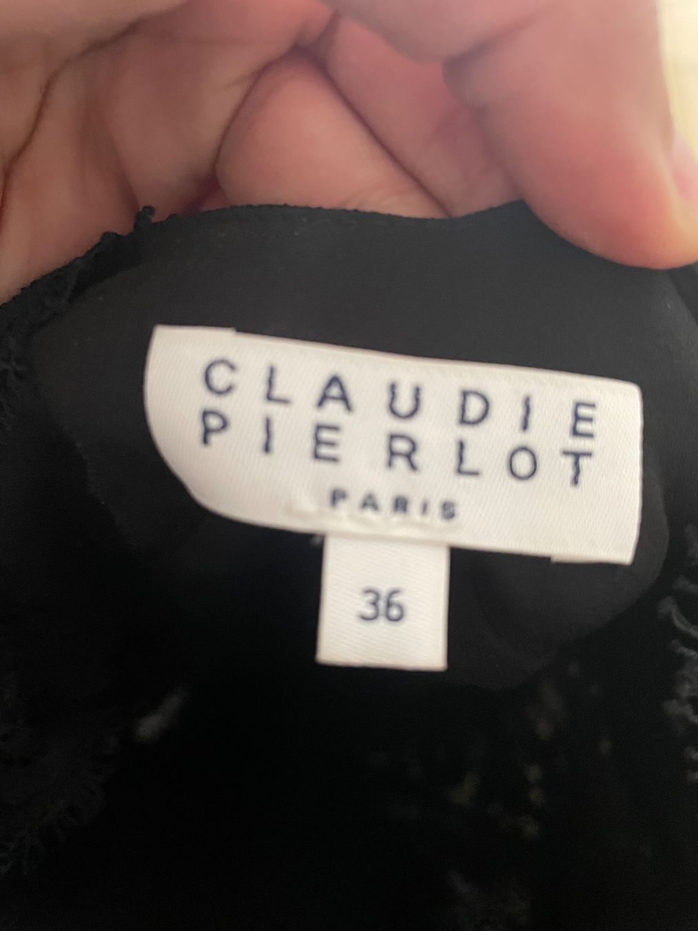 Claudie Pierlot Vestiti: Robe noir – Nuovo (secondo la descrizione) da Sierre venduto da e_vrn 5