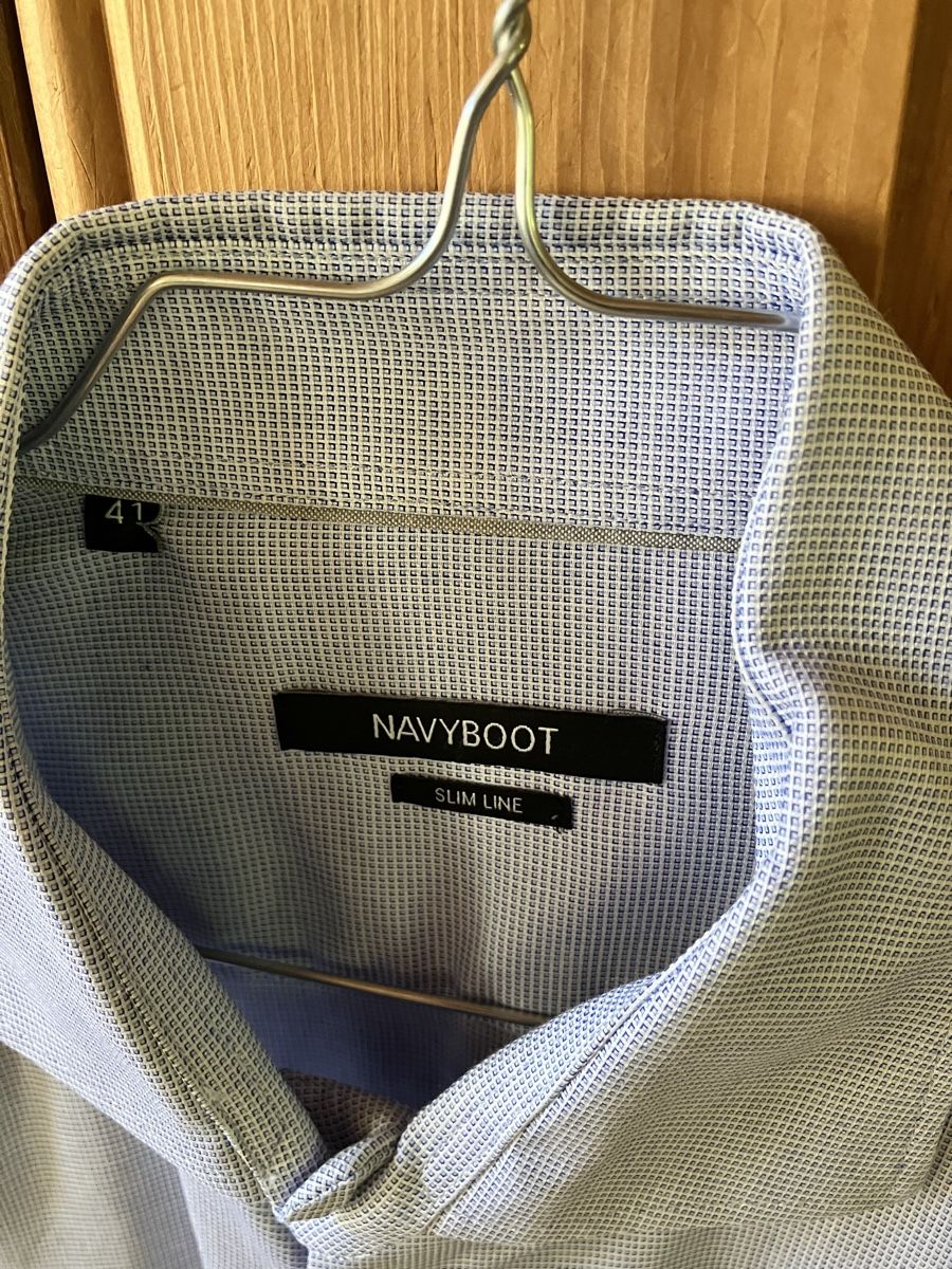 Navyboot Camicie: Hemd NAVYBOOT Slim Line Grösse 41 hellblau – Usato da Sargans venduto da Weathen 1