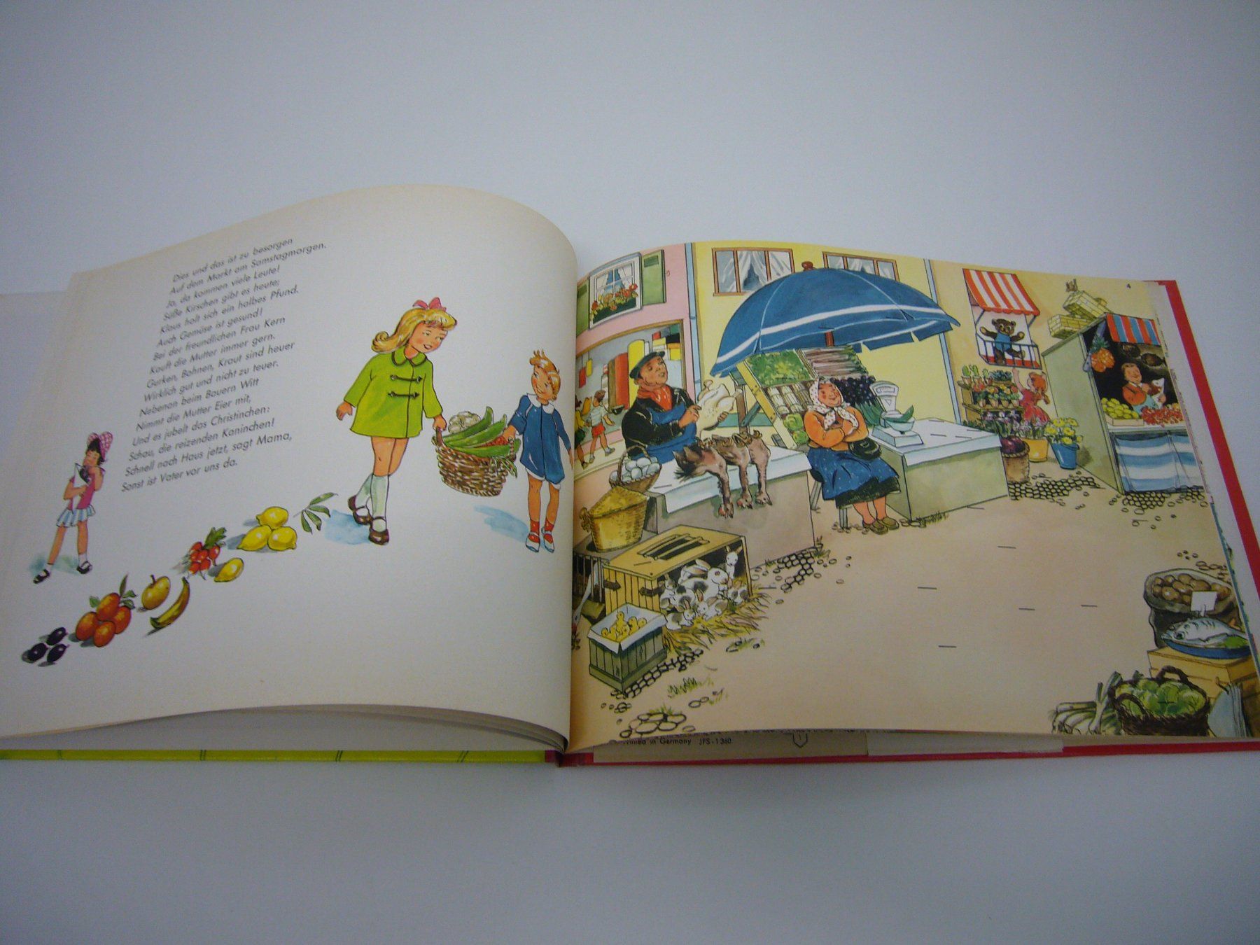 Libri: Antikes Kinderbuch "Wir kaufen ein", Lotte Oldenburg, 50er – Nuovo (secondo la descrizione) da Affoltern am Albis venduto da Stationeleven 4