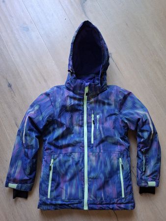 Mädchen Skijacke, Trevolution, blau bunt, Grösse 140, top Zu
