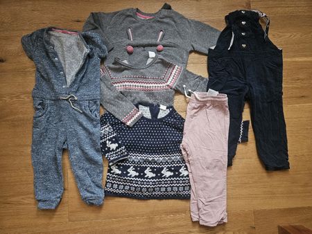 Süsses Winter Kleiderpaket Mädchen Gr. 86
