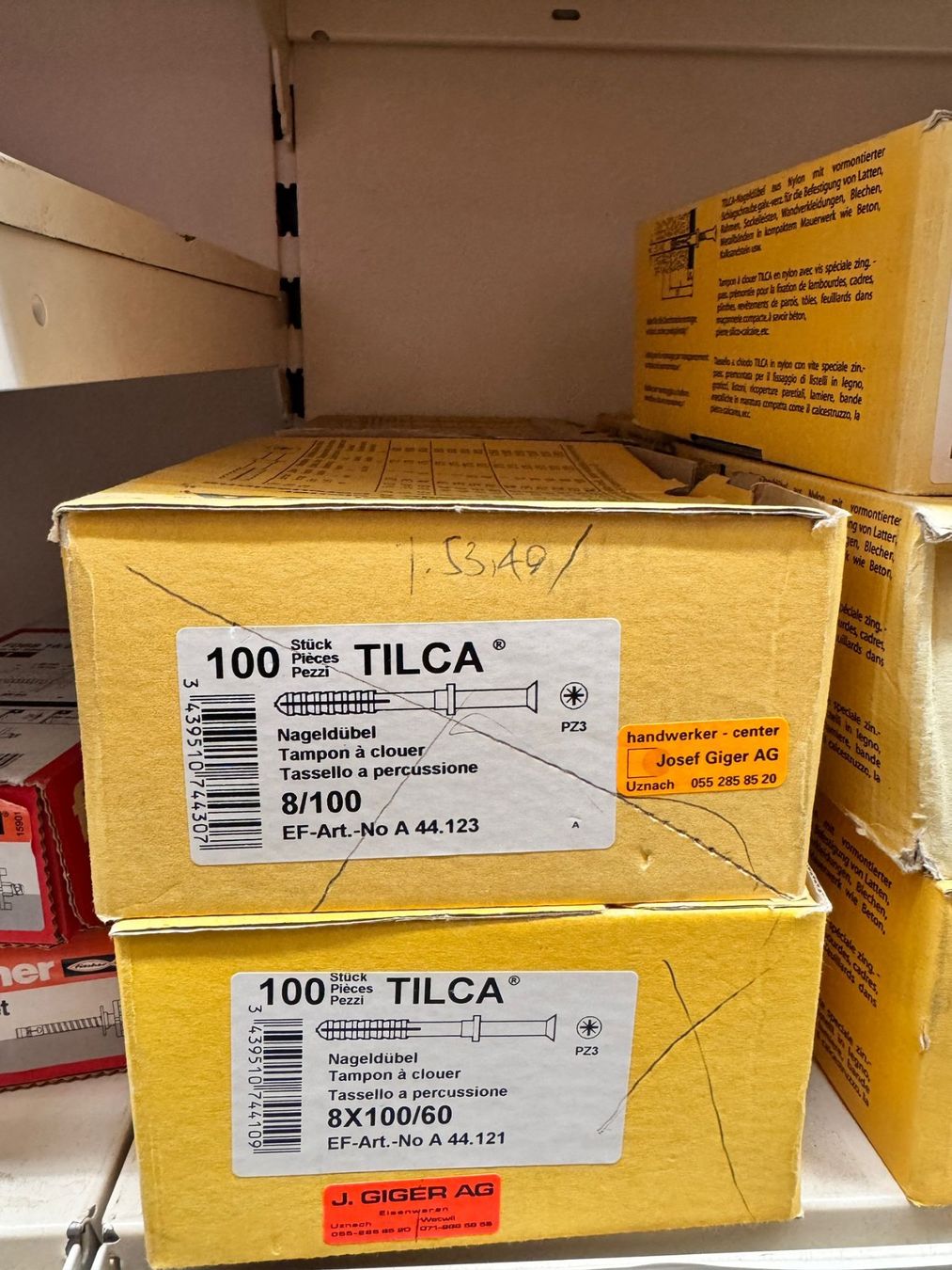 Efco Tutti gli attrezzi: Tilca Nageldübel 8mm – Usato da Uznach venduto da handwerker_center 2