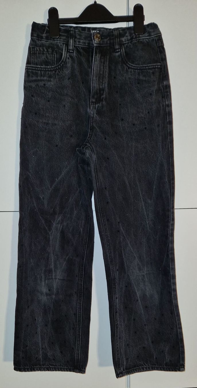 Pantaloni: BUGGY Jeans mit Glitzer Pünktchen, Gr.152 – Usato da Appenzell venduto da Top_Top