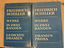 2 Bücher - Friedrich Schiller Werke 1+2