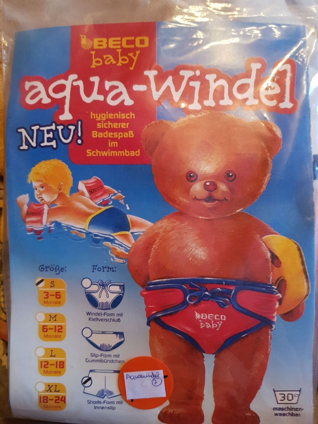 Maillots de bain: Badewindel rot gr. S – Neuf avec emballage d'origine à Schwarzenburg par Flamingo07 1