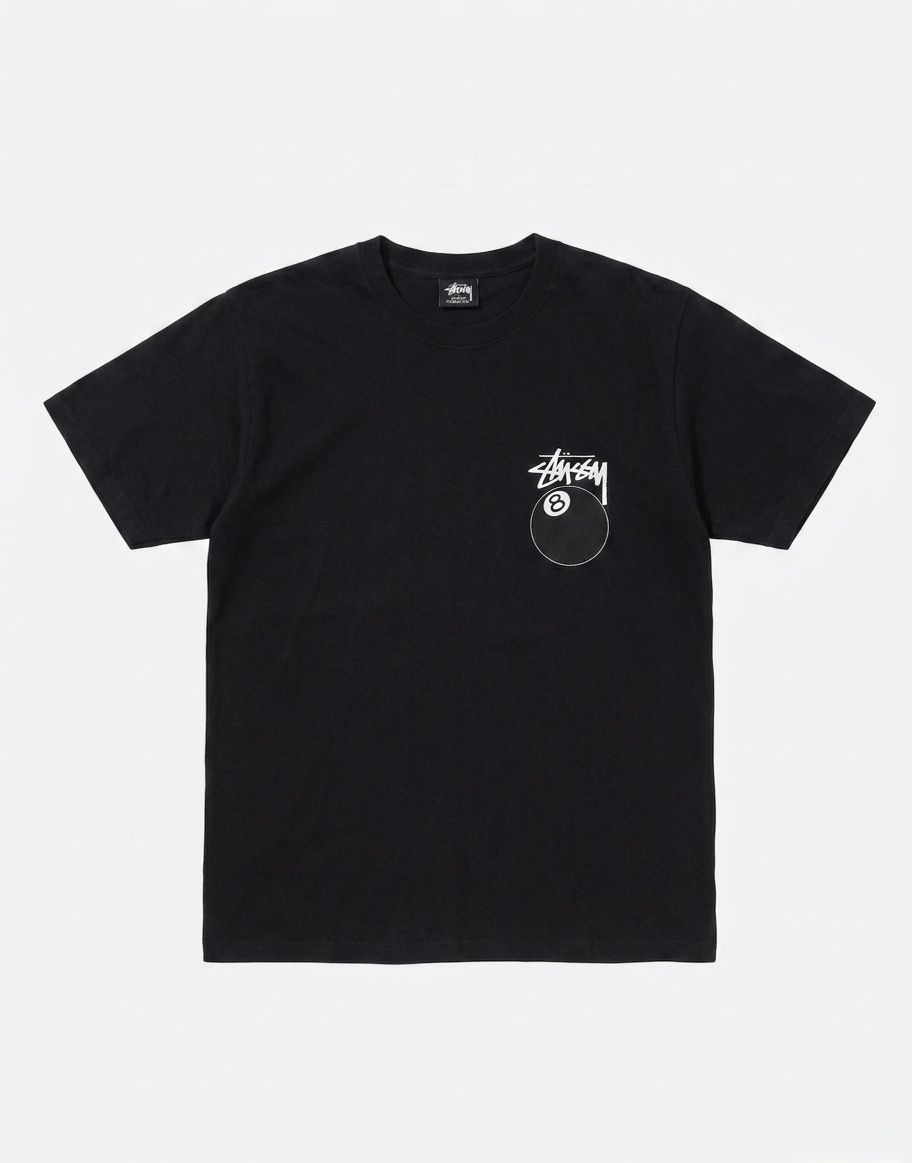 Stüssy T-shirt: Stüssy 8 Ball T-Shirt – Usato da Vionnaz venduto da b_f_d_r_g