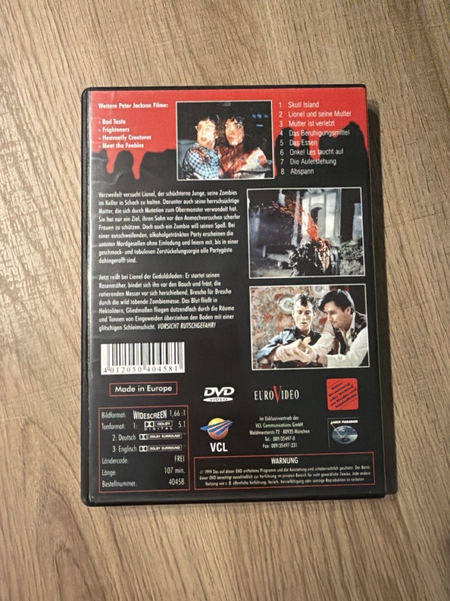 Tutti i DVDs: Braindead (1992) Red Edition DVD – Usato da Hagendorn venduto da masterchieff 1