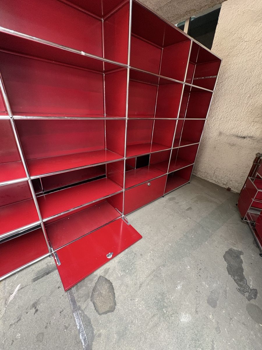 USM Regale: USM Regal 5x4 in rot – Gebraucht aus Pratteln von Balbii 2