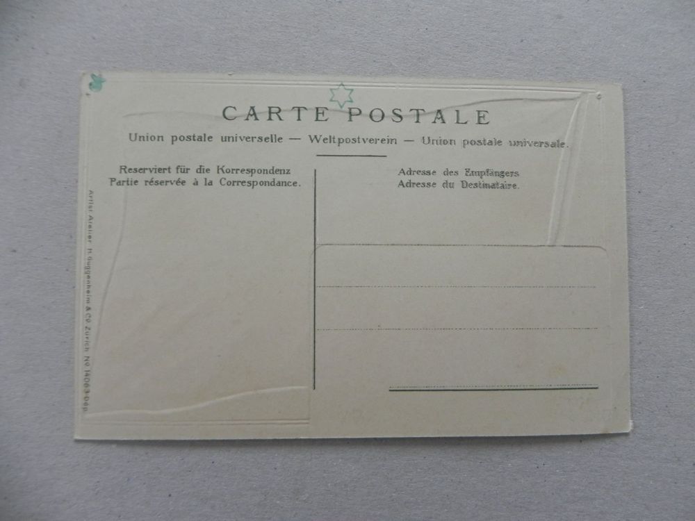 Fahnen: Karte Frauenfeld TG Fahne Wappen 1900 – Gebraucht aus Siebnen von krimsie 1
