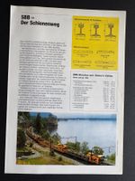 Original SBB Zeitschrift von 1986 - Nostalgie pur!