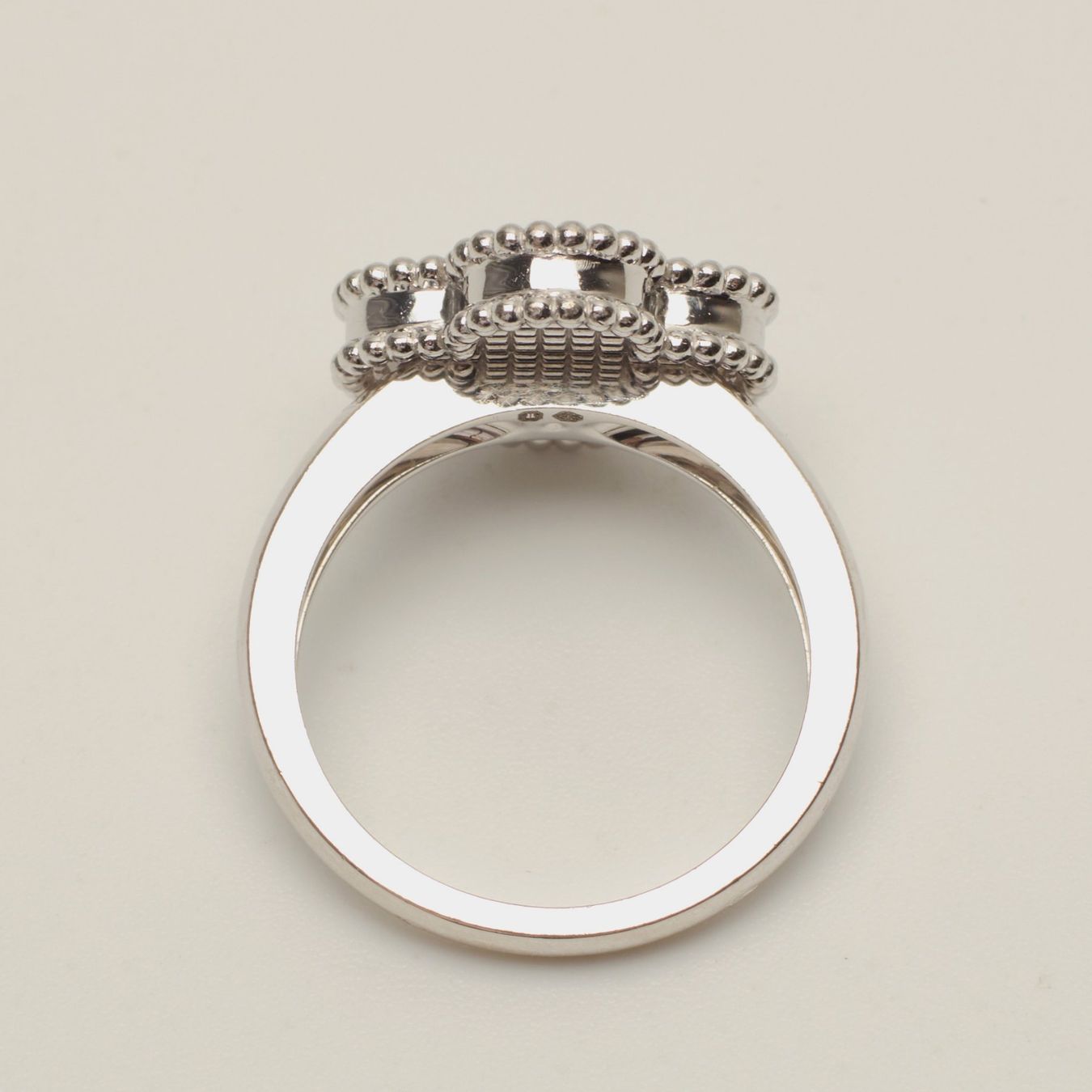 Anelli: Authentique Bague VAN CLEEF ARPELS Alhambra Guilloché – Nuovo (secondo la descrizione) da Carouge GE venduto da TLD 8