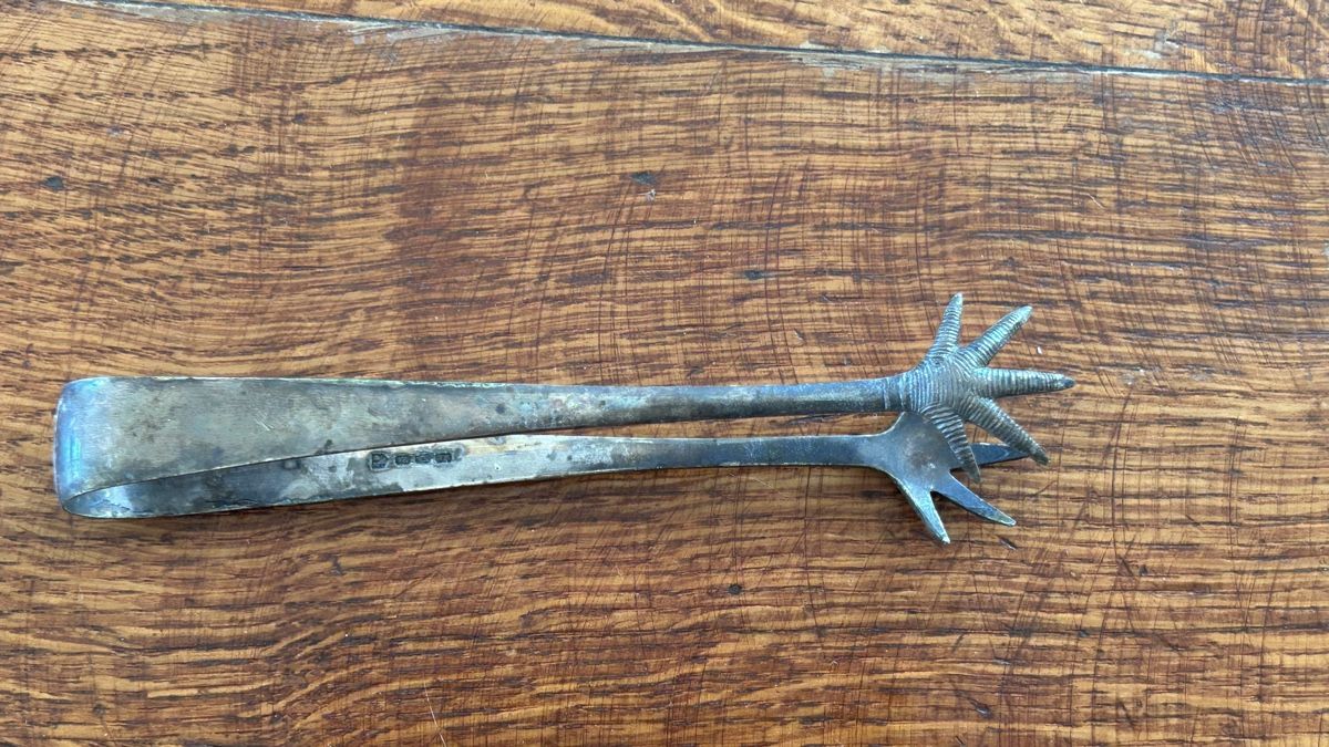 Pinze: Vintage Zuckerzange , Zuckerkralle Silber oder versilbert – Usato da Riedholz venduto da Frettchen63