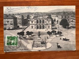 Postkarte Genève Place Neuve 1909  (P631)