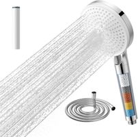 Duschkopf Filter Schlauch 5 Strahlarten Hochdruck Neu