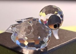 Ente aus geschliffenem Glas - Vermutlich Swarovski