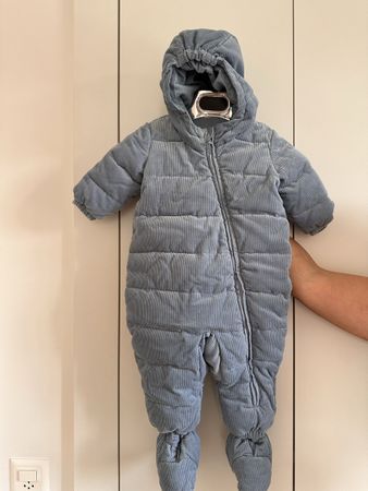 Benetton Baby Snowsuit, Size 68, Winter Outfit, Blue!