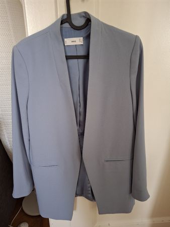 Blazer Mango bleu gris S