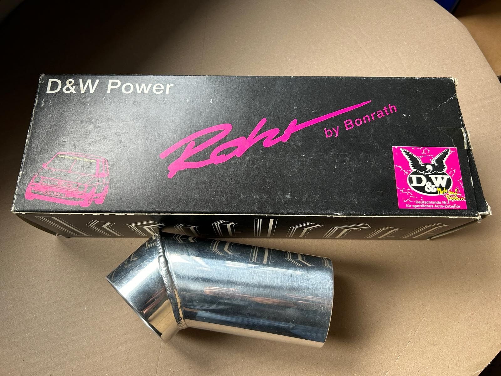 Bonrath D&W Power-Rohr poliert VW Golf 1 (Neu und originalverpackt) in ...