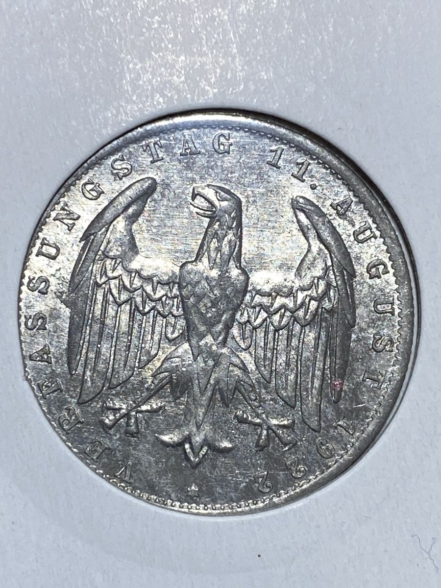 Tutti le monete: Allemagne - 3 Mark - 1922 A  – Usato da Payerne venduto da Mike1682 1
