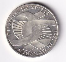 Deutschland 10 DM 1972 F  vorz