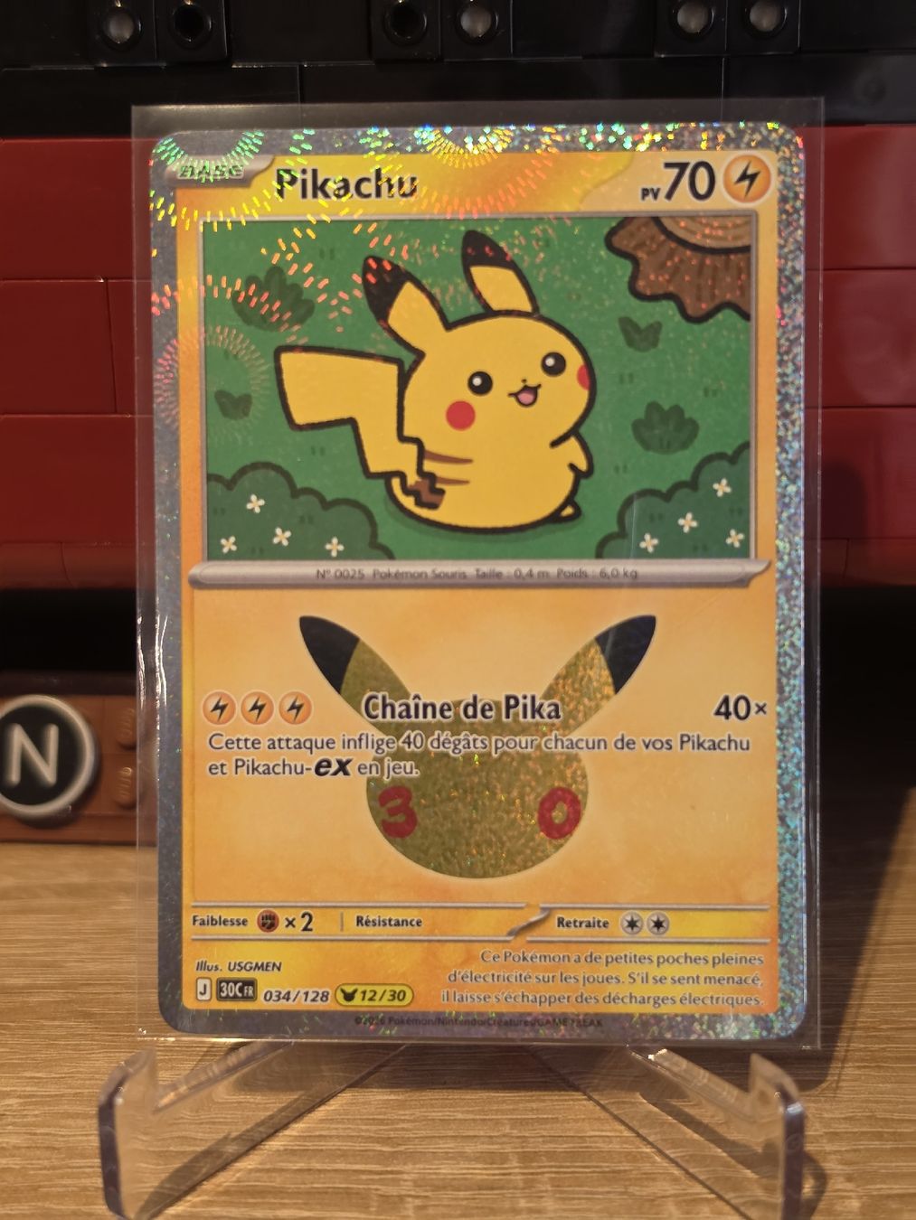 Pokémon Carte collezionabili: Pokémon Pikachu 30 ans 12/30 – Nuovo (secondo la descrizione) da Eysins venduto da TahisarangGamesTCG