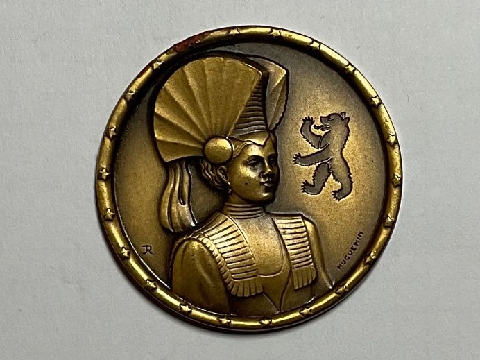 Medaglie: Antike Medaille Appenzell Inner  Rhode Kostüm, siehe scan – Usato da Wolfhalden venduto da Wolkar