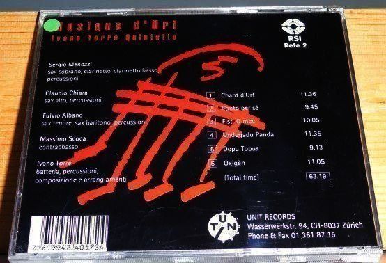 CD: Ivano Torre, Claudio Chiara, Sergio Menozzi, Massimo Scoca, – Usato da Unterbäch venduto da laqug 1