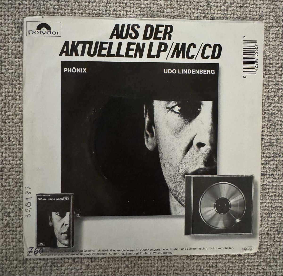 Schallplatten: Udo Lindenberg -  Horizont - 7" Single - 80s – Gebraucht aus Rorbas von BlackstarRecords 1