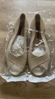 Offene Damen Schule beige Gr. 36
