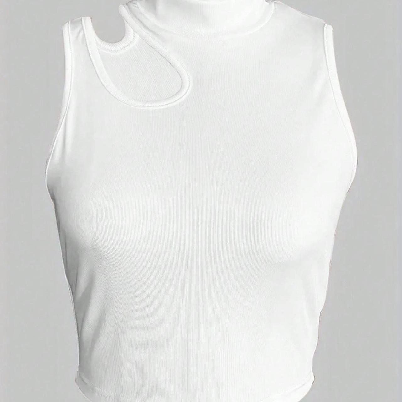 T-shirts: Women's White T-shirt – D'occasion à Zürich par onlyifashion