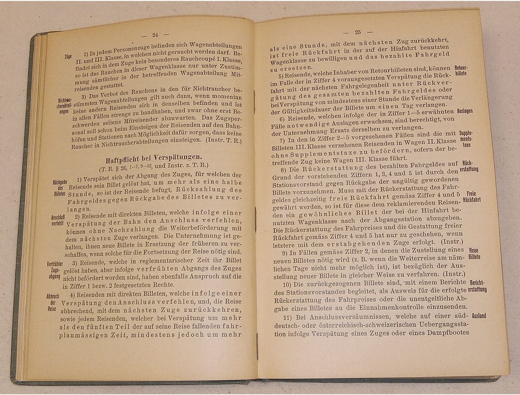 Libri: DIENSTHANDBUCH FÜR SCHWEIZERISCHE EISENBAHNBEAMTE  1908 – Usato da Hätzingen venduto da memory-lane 1