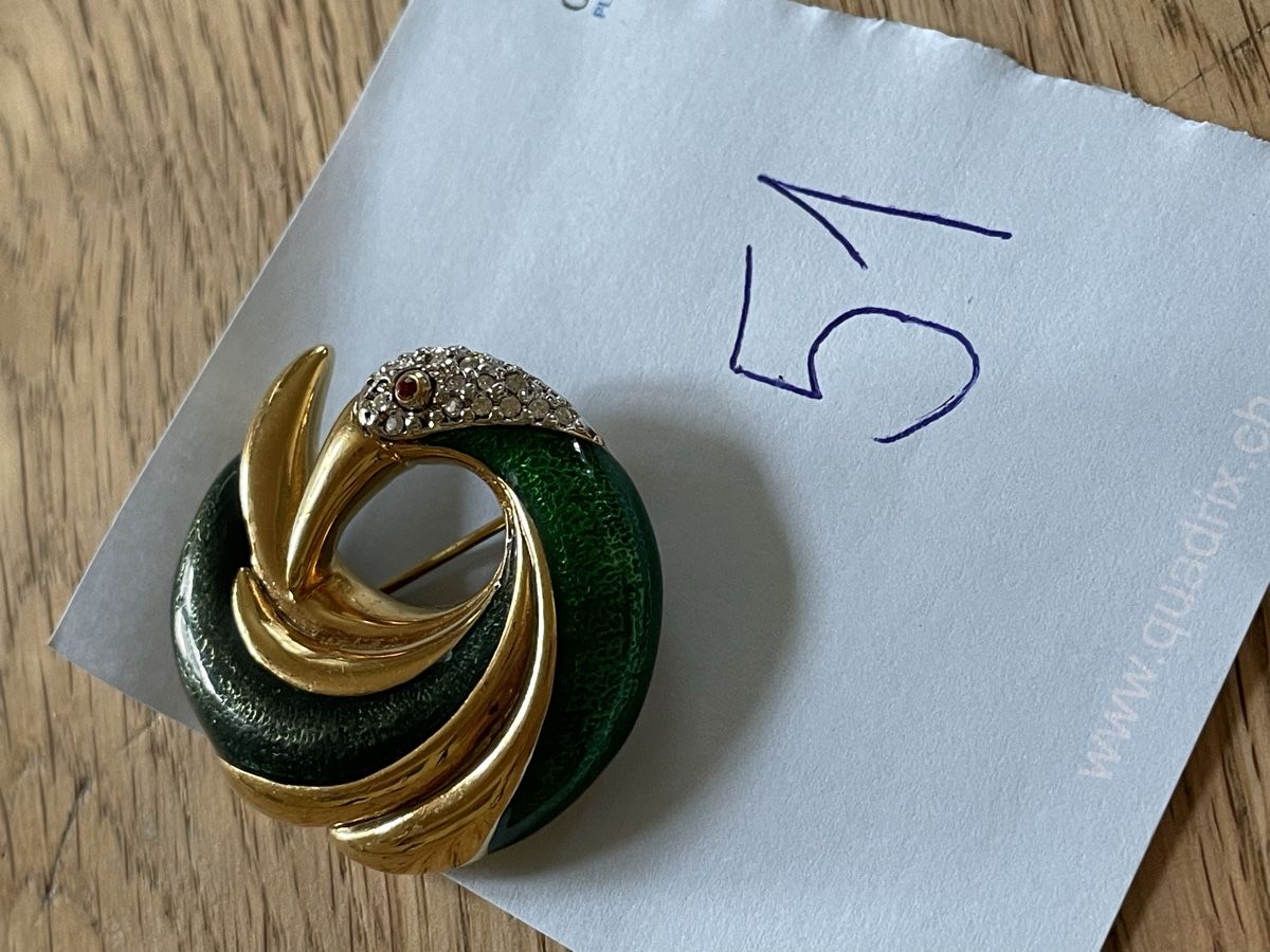 Broschen & Nadeln: Schöne Brosche mit Emaille – Gebraucht aus Flawil von Naphtali 6