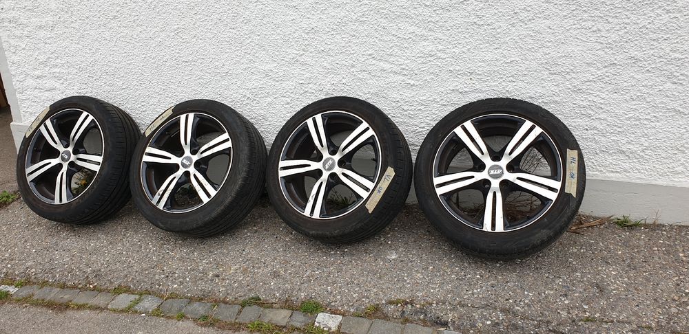 Jeu De 4 Jantes/alloy Wheels Pour SAAB 9-3 Berline 2.2 TiD Arc - Référence 2333224 - Occasion
