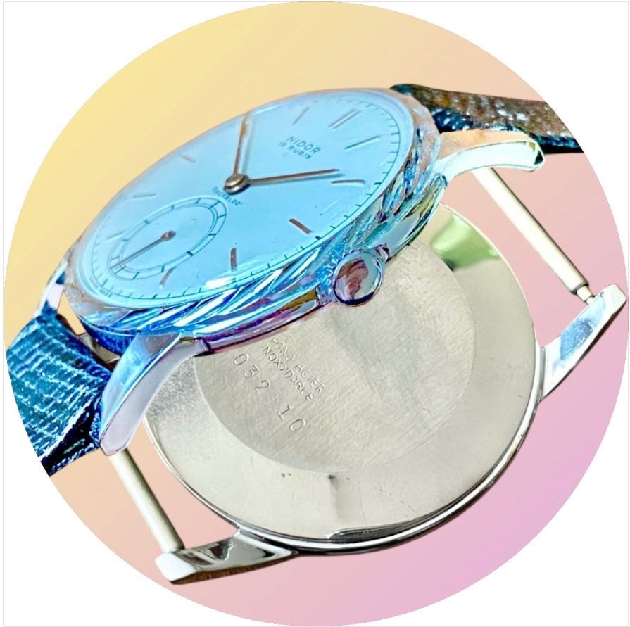 Swiss Orologi: Nidor Swiss Vintage Uhr – Usato da lyss venduto da Uhrenparadies 3