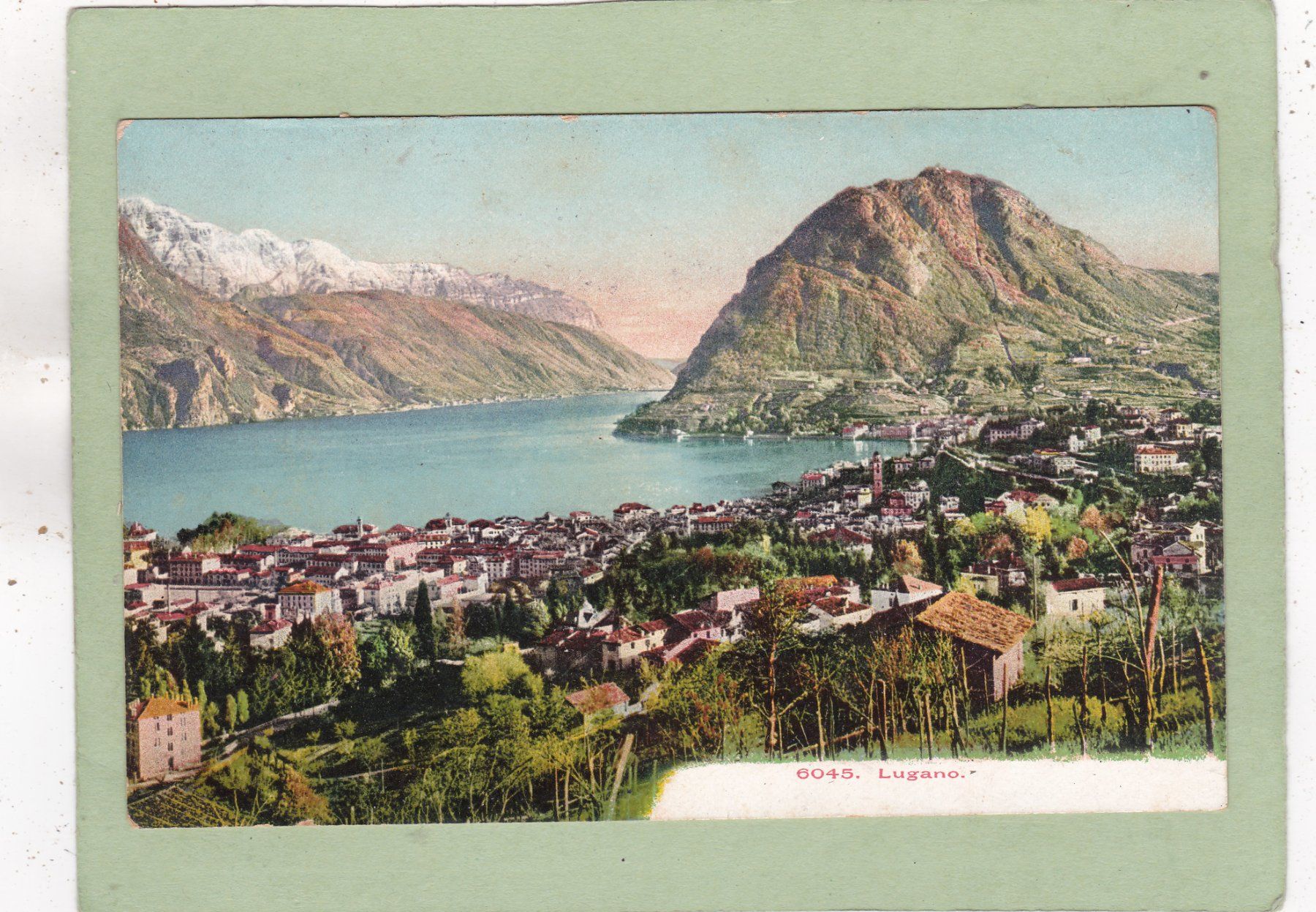 Cartoline postali: Lugano 1907 – Usato da Herisau venduto da Lisegrat2008