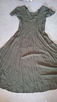 Elegantes Maxikleid Khaki Gr. 38 - Sommerkleid 👗