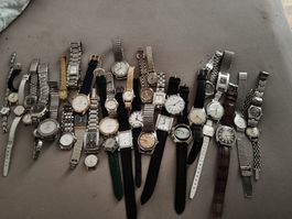 Lot diverser Damen und Herren Uhren,antik und neuere