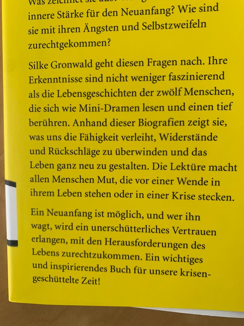 Libri: Ich fang nochmal ganz anders an! – Nuovo (secondo la descrizione) da Galgenen venduto da Waldliesel 3