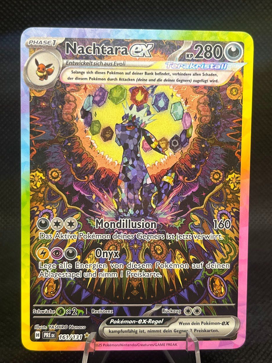 Pokémon Carte collezionabili: Pokemon -  Nachtara ex PRE 161/131 – Usato da schaan venduto da Schokoloco