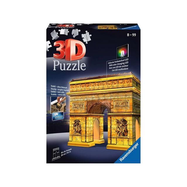 Ravensburger Puzzle: Ravensburger 3D Puzzle Triumphbogen mit LED-Beleuchtung – Usato da Zuchwil venduto da simge_1907
