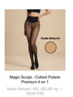 Collant Magic Sculpt opaque doublé polaire Taille M/L Neuf!