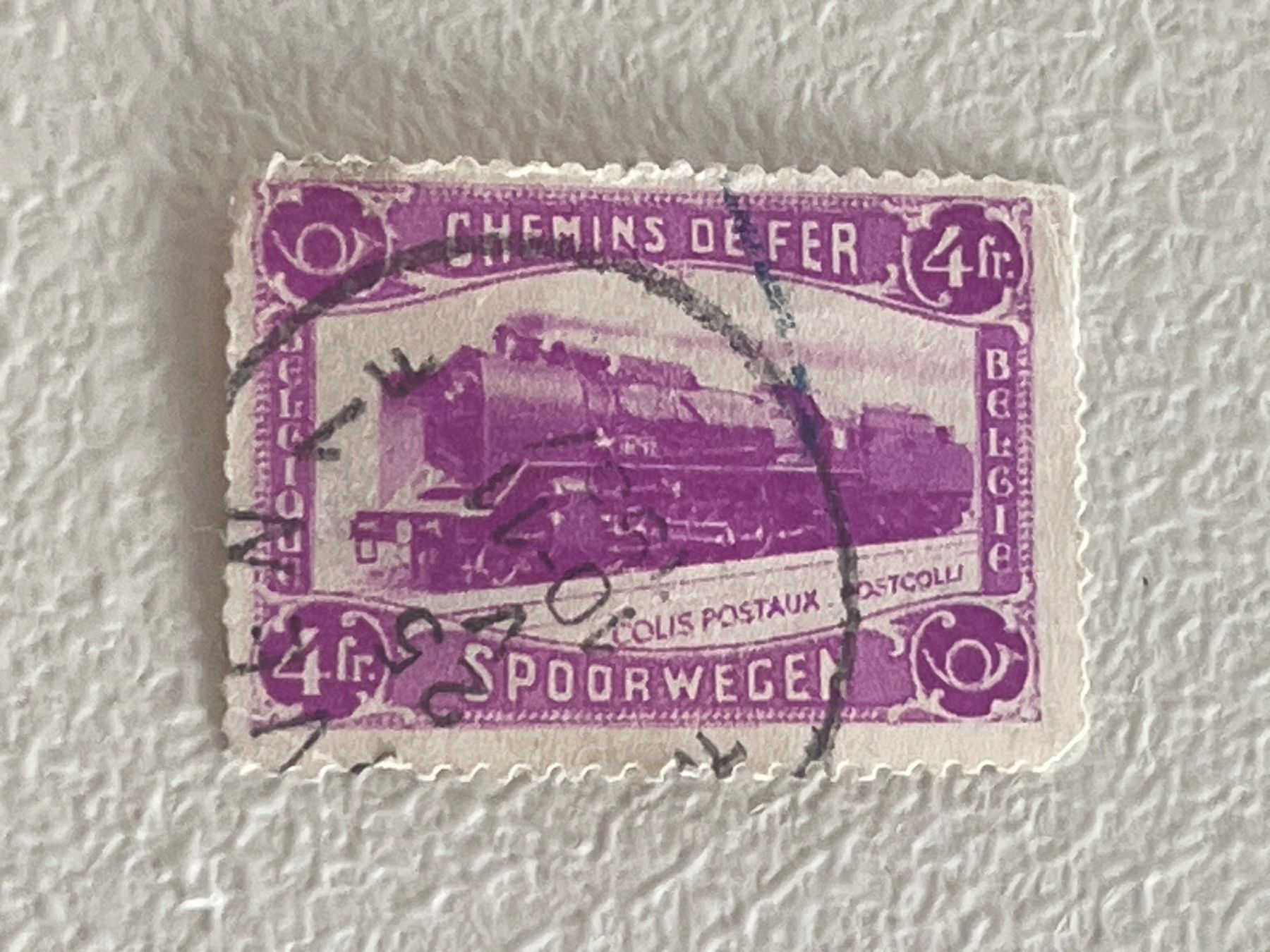 Alle Briefmarken: Belgique Briefmarke – Gebraucht aus Chiasso von AzenYa