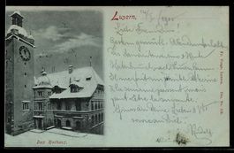 Mondschein-AK Luzern, Das Rathaus