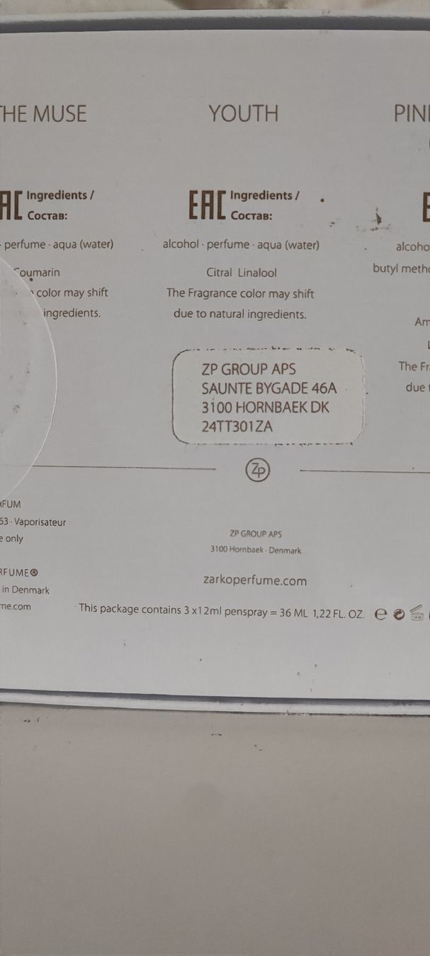 Profumi & Eau de Toilette: Zarkoparfum Set 3x 12 ml – Nuovo (secondo la descrizione) da Rickenbach-Sulz venduto da Krisztike 3