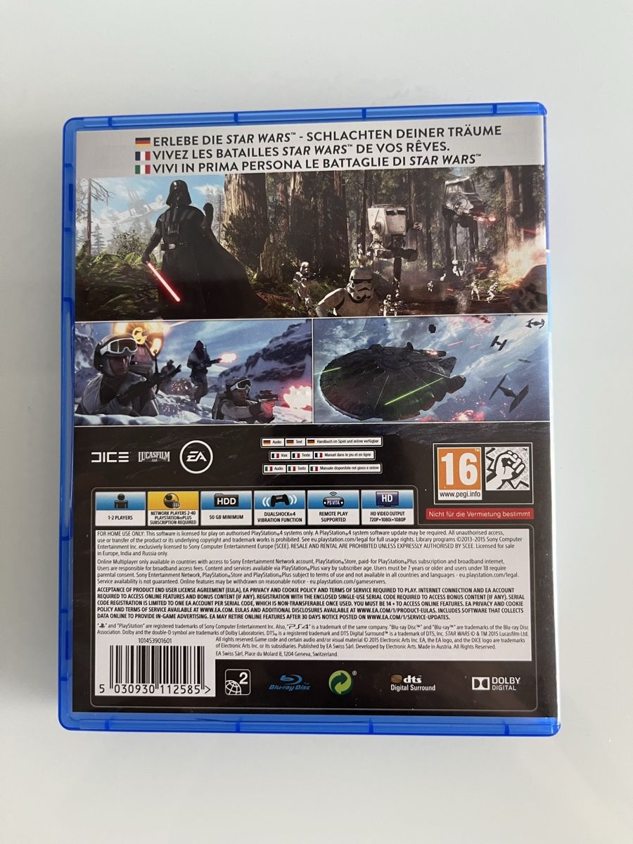 Spiele: Star Wars Battlefront / Playstation 4 – Neu (gemäss Beschreibung) aus Volketswil von asc_yp5h 1