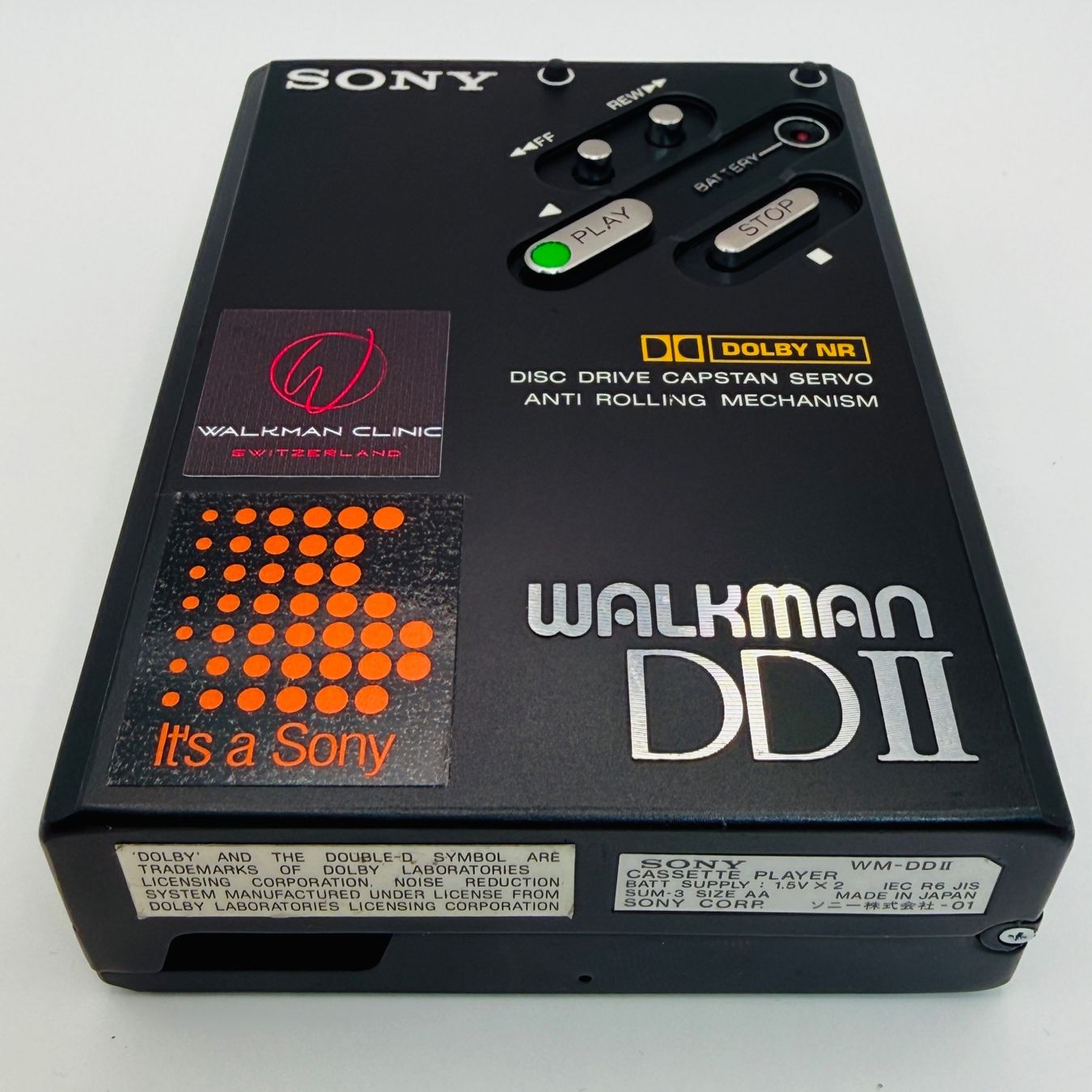 Sony Lettore multimediale portatile: Sony Walkman WM-DDII schwarz #308 – Usato da Vorderthal venduto da WalkmanClinic 3