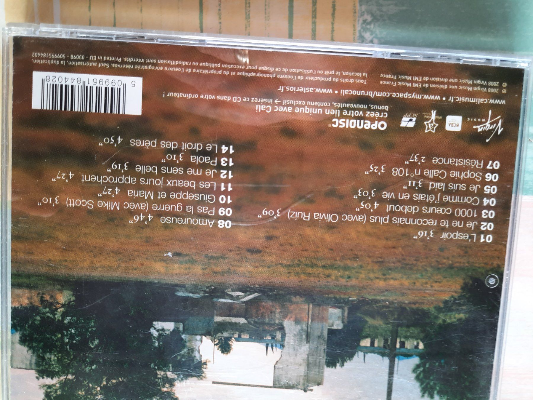 CD: Cd Cali - L'espoir – Usato da Pully venduto da bro_n52j 2