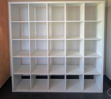 IKEA KALLAX Regal weiss (5x5 Fächer)- Perfekt als Raumteiler