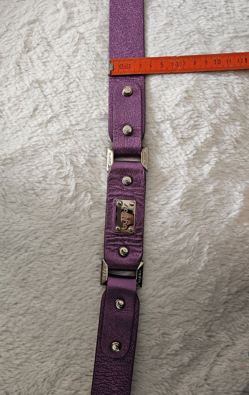 Cinture: Ceinture en cuir Byblos - violette - stylée – Usato da lausanne venduto da mariamimib 3